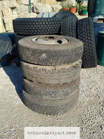 4 x used 7.50-16 LT tyres on 6 studs rims for Toyota Dyna 300 - Komplektne ratas: pilt 2 4 x used 7.50-16 LT tyres on 6 studs rims for Toyota Dyna 300 - Komplektne ratas: pilt 2