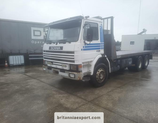 SCANIA P93H 280 6x2 10 Tyres Flatbed Truck – 26 Ton | On springs - Madelveok/ Platvormveok: pilt 3 SCANIA P93H 280 6x2 10 Tyres Flatbed Truck – 26 Ton | On springs - Madelveok/ Platvormveok: pilt 3