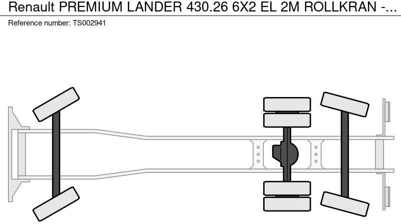 Madelveok/ Platvormveok, Kraanaga veoauto Renault PREMIUM LANDER 430.26 6X2 EL 2M ROLLKRAN - Kennis R16/7 - NL TOP TRUCK: pilt 17