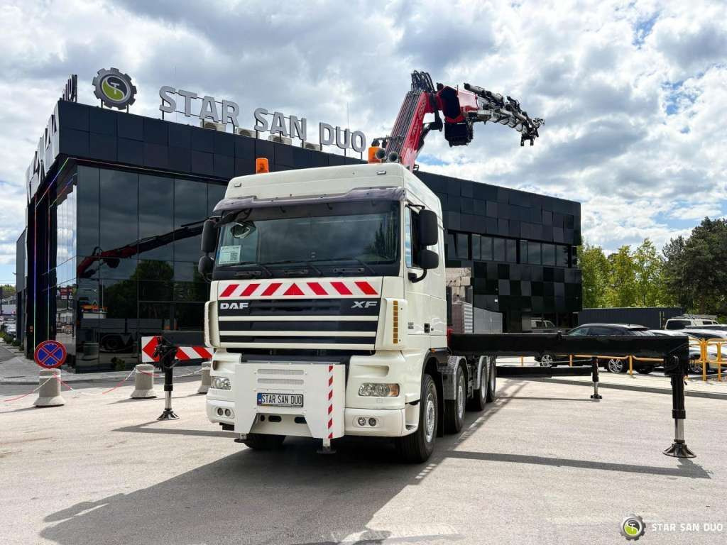 DAF XF 105.510 8x4 FASSI F800 XP Crane Fifth wheel - Kraanaga veoauto: pilt 5 DAF XF 105.510 8x4 FASSI F800 XP Crane Fifth wheel - Kraanaga veoauto: pilt 5