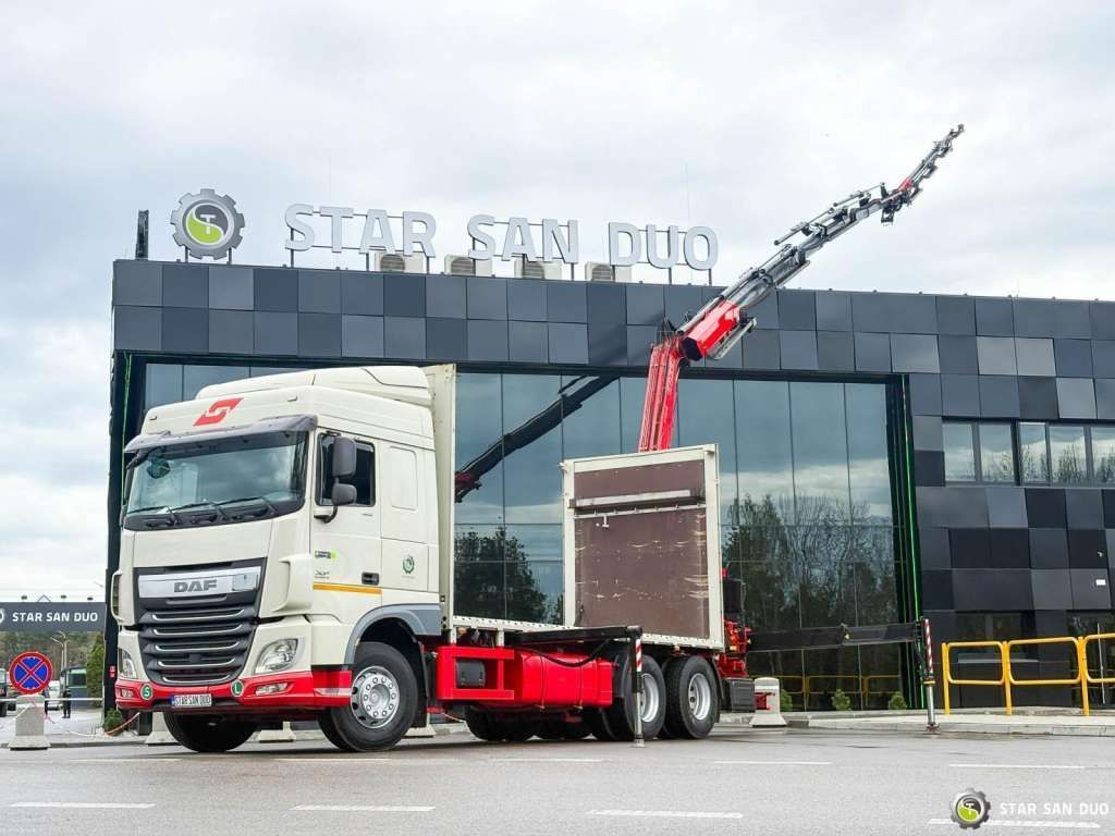 DAF XF 440 6x2 Fassi F365 FLY JIBCranePallet Grippe - Kraanaga veoauto: pilt 1 DAF XF 440 6x2 Fassi F365 FLY JIBCranePallet Grippe - Kraanaga veoauto: pilt 1