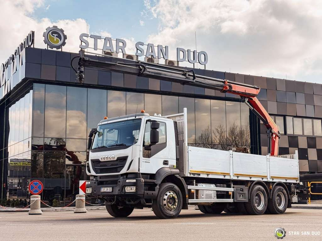 Iveco TRAKKER 450 6x4 PALFINGER PK 18502 SH Rotator - Kraanaga veoauto: pilt 3 Iveco TRAKKER 450 6x4 PALFINGER PK 18502 SH Rotator - Kraanaga veoauto: pilt 3