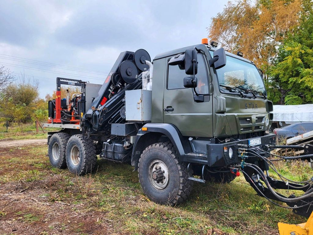 MAN 6x6 Star 266 6x6 HIAB X HIPRO 192 E-6 - Kraanaga veoauto: pilt 3 MAN 6x6 Star 266 6x6 HIAB X HIPRO 192 E-6 - Kraanaga veoauto: pilt 3