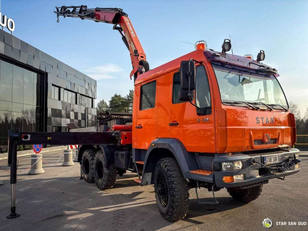 MAN STAR 266 MAN 6x6 PALFINGER PK 18001 Crane Kran - Kraanaga veoauto: pilt 4 MAN STAR 266 MAN 6x6 PALFINGER PK 18001 Crane Kran - Kraanaga veoauto: pilt 4