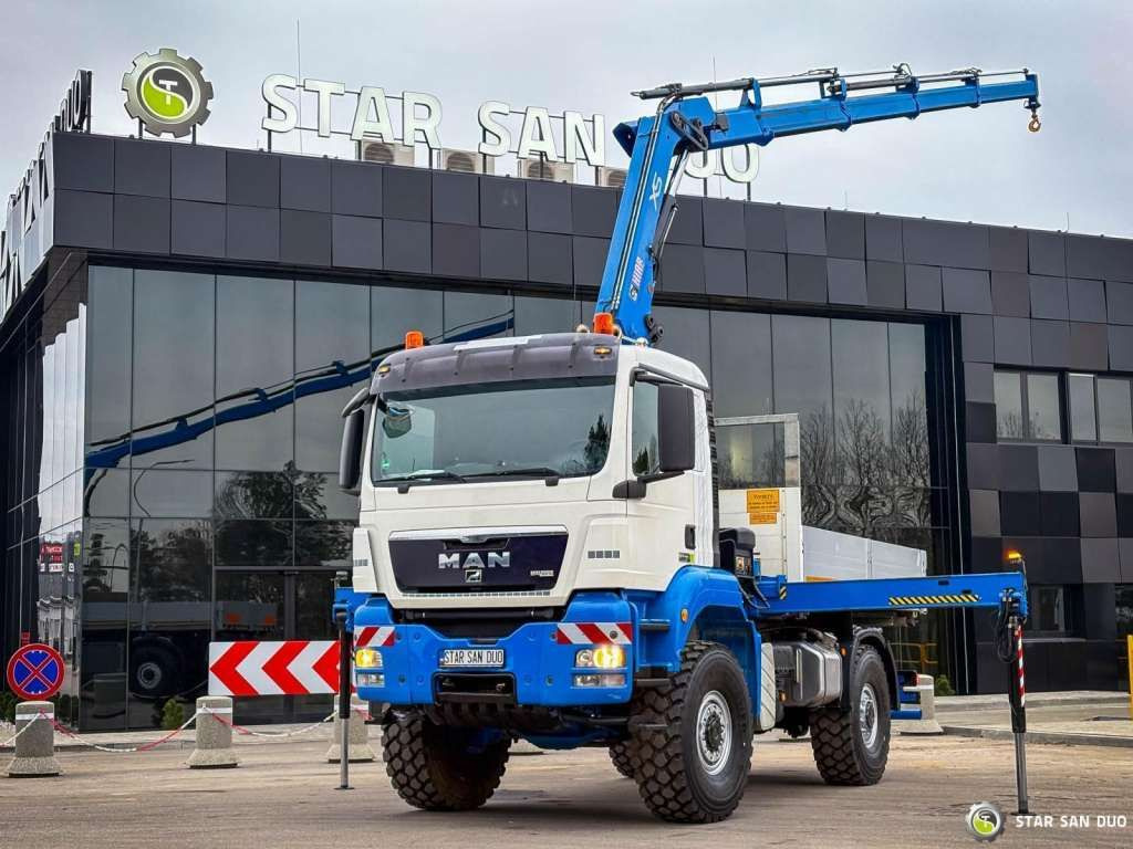 MAN TGS 18.440 4x4 HIAB 166 E-4 CRANE KRAN MAN TGS 18.440 4x4 HIAB 166 E-4 CRANE KRAN - Kraanaga veoauto, Madelveok/ Platvormveok: pilt 1 MAN TGS 18.440 4x4 HIAB 166 E-4 CRANE KRAN MAN TGS 18.440 4x4 HIAB 166 E-4 CRANE KRAN - Kraanaga veoauto, Madelveok/ Platvormveok: pilt 1