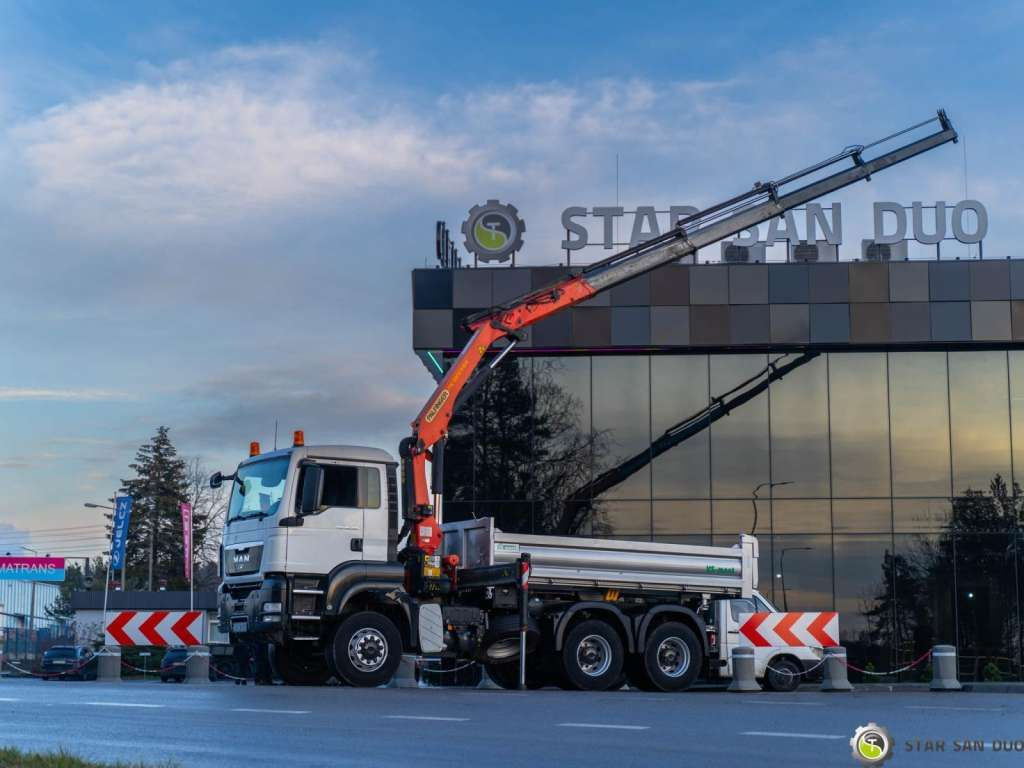 MAN TGS 26.360 6x6 PALFINGER PK 18001 EH Crane Kipe - Kraanaga veoauto: pilt 3 MAN TGS 26.360 6x6 PALFINGER PK 18001 EH Crane Kipe - Kraanaga veoauto: pilt 3