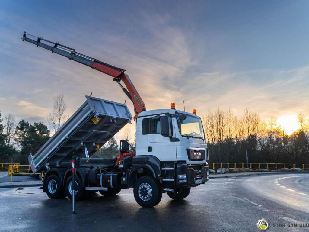 MAN TGS 26.360 6x6 PALFINGER PK 18001 EH Crane Kipe - Kraanaga veoauto: pilt 4 MAN TGS 26.360 6x6 PALFINGER PK 18001 EH Crane Kipe - Kraanaga veoauto: pilt 4