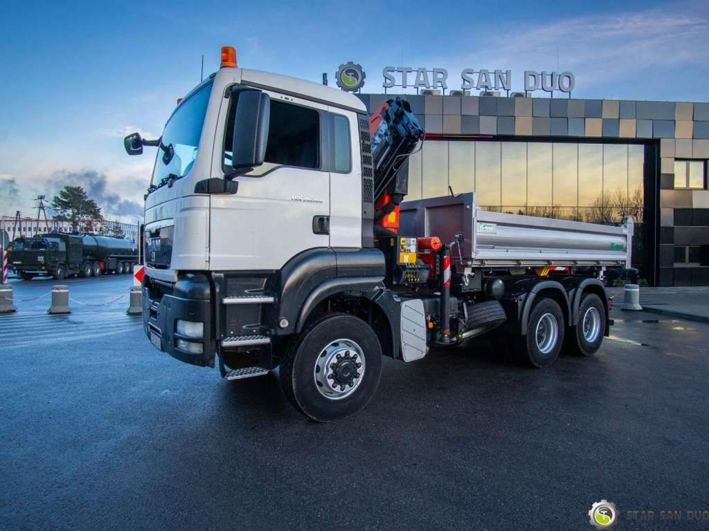 MAN TGS 26.360 6x6 PALFINGER PK 18001 EH Crane Kipe - Kraanaga veoauto: pilt 2 MAN TGS 26.360 6x6 PALFINGER PK 18001 EH Crane Kipe - Kraanaga veoauto: pilt 2