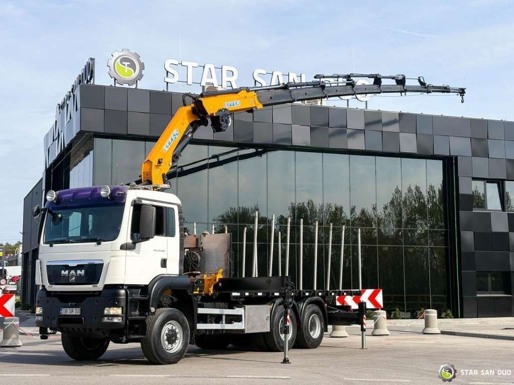 MAN TGS 33.400 6x6 BL EFFER 315/8S HDS Crane 2019 - Kraanaga veoauto: pilt 1 MAN TGS 33.400 6x6 BL EFFER 315/8S HDS Crane 2019 - Kraanaga veoauto: pilt 1