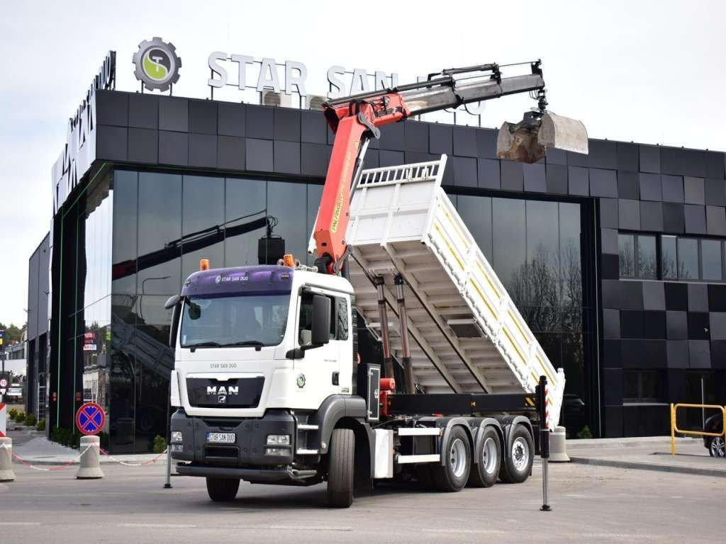 MAN TGS 35.400 8X4 PALFINGER PK 33002 CRANE KIPPER - Kallurauto: pilt 1 MAN TGS 35.400 8X4 PALFINGER PK 33002 CRANE KIPPER - Kallurauto: pilt 1