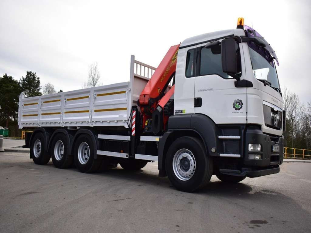 MAN TGS 35.400 8X4 PALFINGER PK 33002 CRANE KIPPER - Kallurauto: pilt 3 MAN TGS 35.400 8X4 PALFINGER PK 33002 CRANE KIPPER - Kallurauto: pilt 3