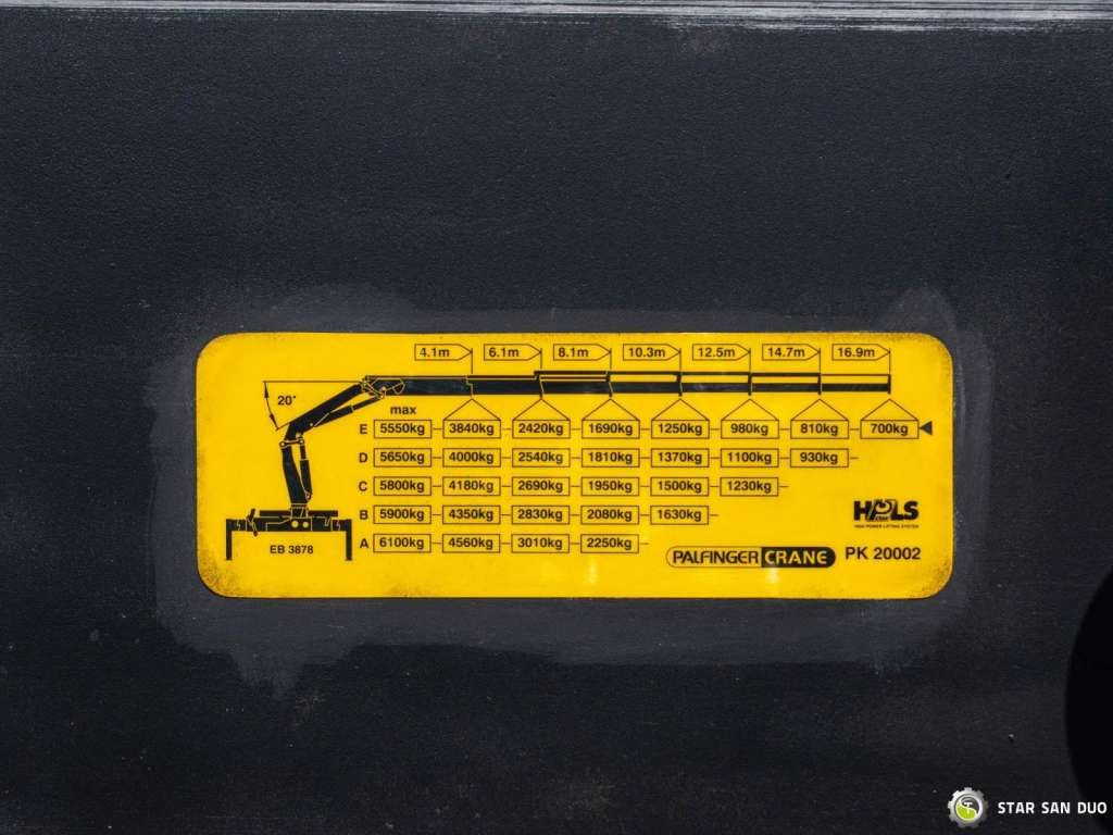 Kraanaga veoauto MAN  TGS 35.480 PALFINGER PK 20002 HDS Grapple Tippe: pilt 27