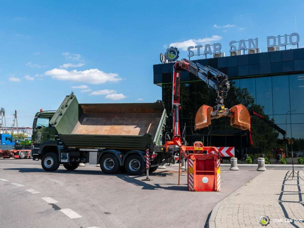 Kraanaga veoauto MAN  TGS 35.480 PALFINGER PK 20002 HDS Grapple Tippe: pilt 9
