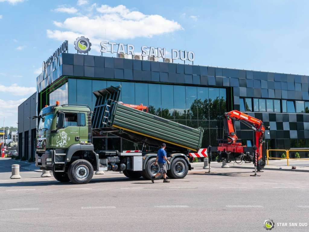 Kraanaga veoauto MAN  TGS 35.480 PALFINGER PK 20002 HDS Grapple Tippe: pilt 10