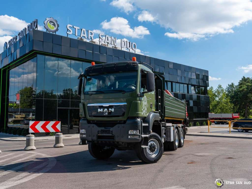 Kraanaga veoauto MAN  TGS 35.480 PALFINGER PK 20002 HDS Grapple Tippe: pilt 13