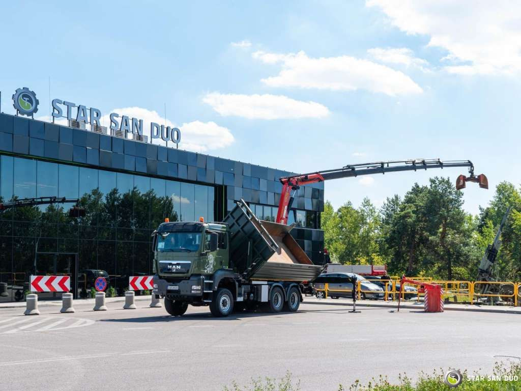 Kraanaga veoauto MAN  TGS 35.480 PALFINGER PK 20002 HDS Grapple Tippe: pilt 8