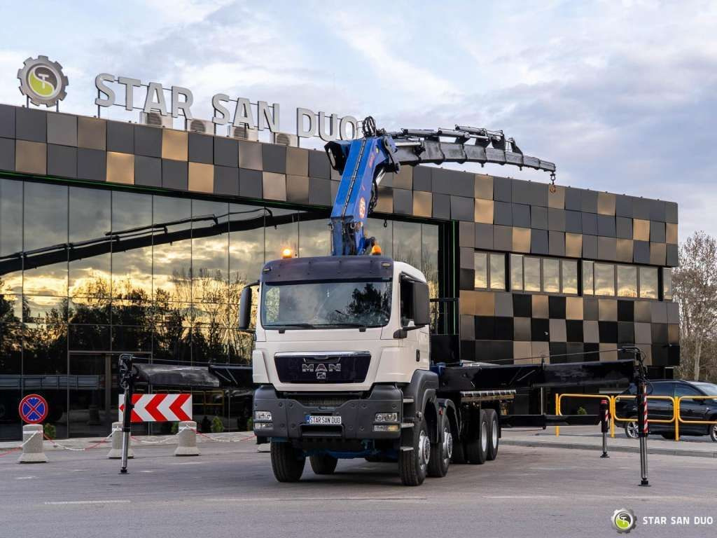 MAN TGS 41.480 8x8 PM 85SP HDS Crane - Kraanaga veoauto: pilt 1 MAN TGS 41.480 8x8 PM 85SP HDS Crane - Kraanaga veoauto: pilt 1