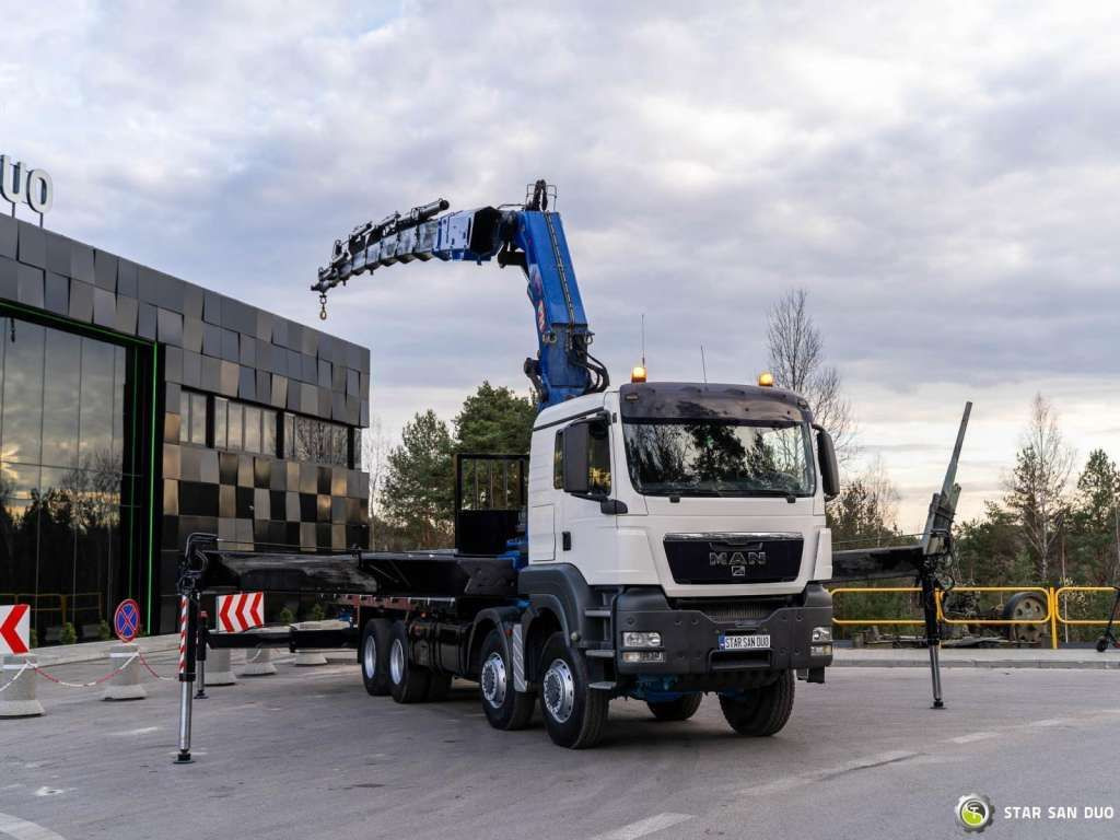 MAN TGS 41.480 8x8 PM 85SP HDS Crane - Kraanaga veoauto: pilt 3 MAN TGS 41.480 8x8 PM 85SP HDS Crane - Kraanaga veoauto: pilt 3