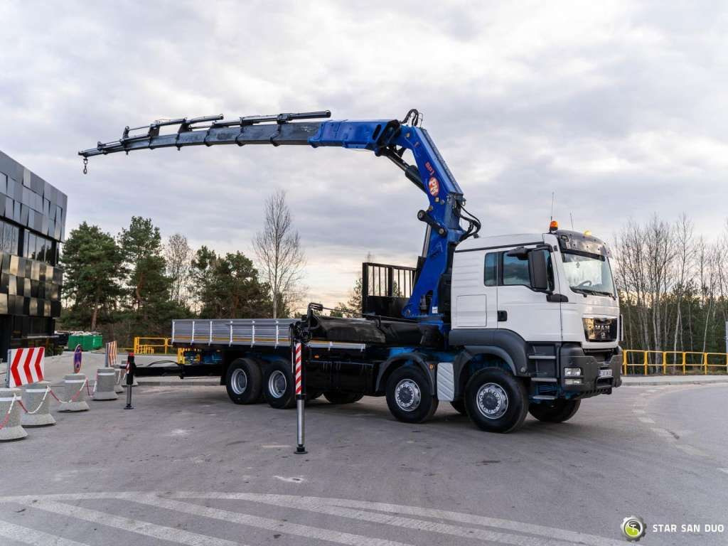 MAN TGS 41.480 8x8 PM 85SP HDS Crane - Kraanaga veoauto: pilt 2 MAN TGS 41.480 8x8 PM 85SP HDS Crane - Kraanaga veoauto: pilt 2