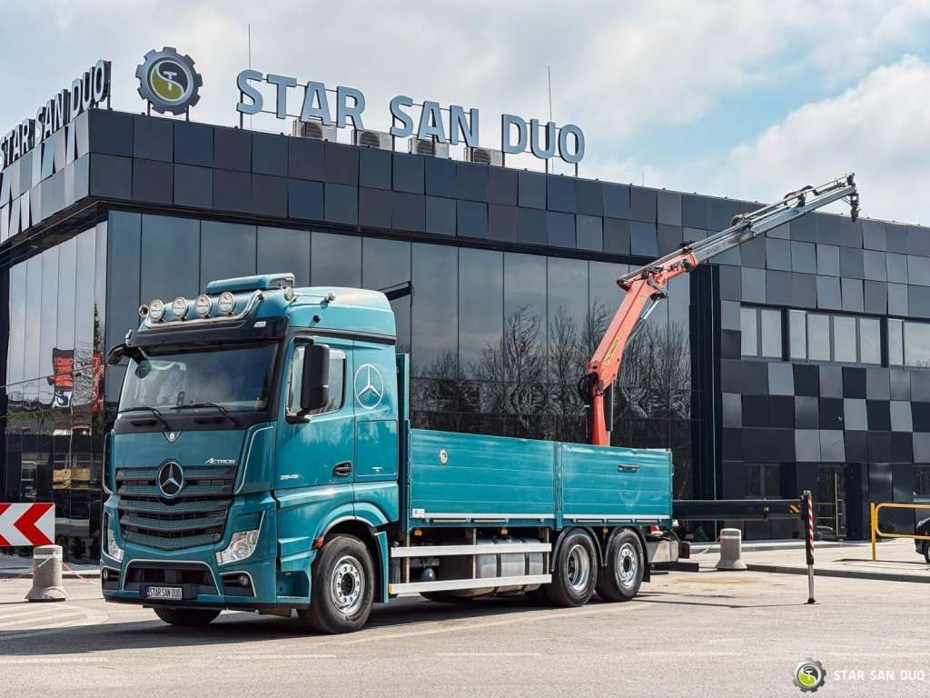Mercedes-Benz ACTROS 2545 6x2 Palfinger PK 16001 HDS Crane Mercedes-Benz ACTROS 2545 6x2 Palfinger PK 16001 HDS Crane - Kraanaga veoauto, Madelveok/ Platvormveok: pilt 1 Mercedes-Benz ACTROS 2545 6x2 Palfinger PK 16001 HDS Crane Mercedes-Benz ACTROS 2545 6x2 Palfinger PK 16001 HDS Crane - Kraanaga veoauto, Madelveok/ Platvormveok: pilt 1