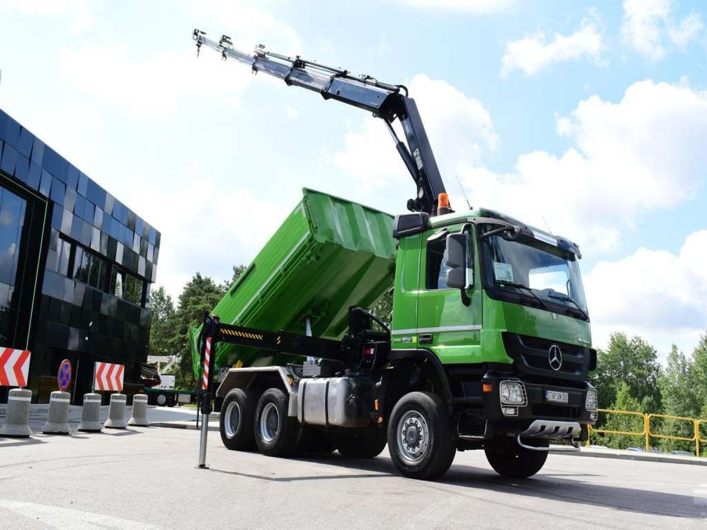 Mercedes-Benz  ACTROS 3346 6x6 HIAB 244EP-4 Crane Kipper - Kallurauto: pilt 2 Mercedes-Benz  ACTROS 3346 6x6 HIAB 244EP-4 Crane Kipper - Kallurauto: pilt 2