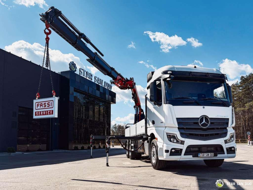 Mercedes-Benz ACTROS 3351 NEW 6x4 Fassi F485 Crane - Kraanaga veoauto: pilt 2 Mercedes-Benz ACTROS 3351 NEW 6x4 Fassi F485 Crane - Kraanaga veoauto: pilt 2