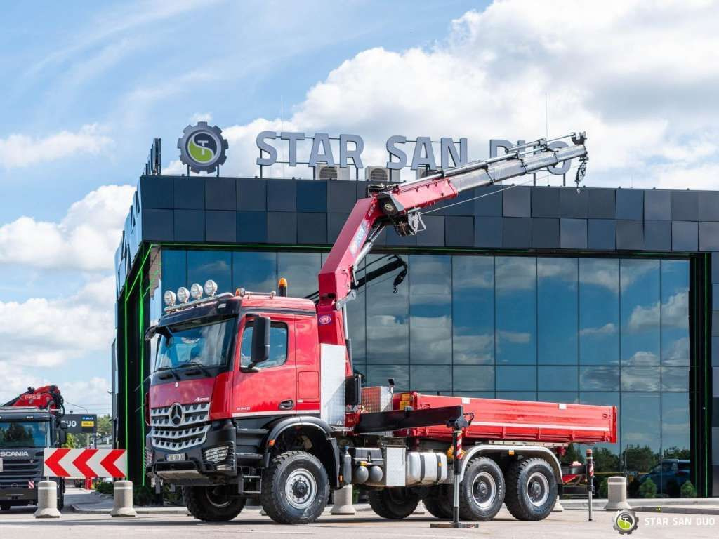 Mercedes-Benz AROCS 3345 6x6 HMF 3220 Winch Crane Tipper - Kallurauto: pilt 3 Mercedes-Benz AROCS 3345 6x6 HMF 3220 Winch Crane Tipper - Kallurauto: pilt 3