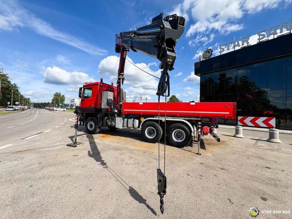 Mercedes-Benz AROCS 3345 6x6 HMF 3220 Winch Crane tipper - Kraanaga veoauto: pilt 4 Mercedes-Benz AROCS 3345 6x6 HMF 3220 Winch Crane tipper - Kraanaga veoauto: pilt 4