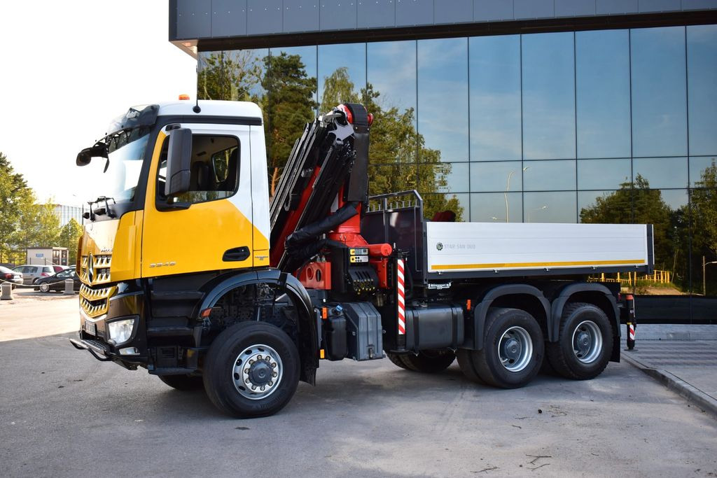 Mercedes-Benz AROCS 3345 6x6 PALFINGER PK 33002 EURO 6 KRAN - Kraanaga veoauto, Madelveok/ Platvormveok: pilt 4 Mercedes-Benz AROCS 3345 6x6 PALFINGER PK 33002 EURO 6 KRAN - Kraanaga veoauto, Madelveok/ Platvormveok: pilt 4