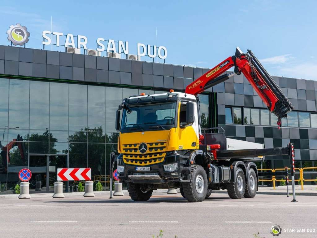 Mercedes-Benz AROCS 3345 6x6 PALFINGER PK 33002 Euro 6 Crane - Kraanaga veoauto: pilt 5 Mercedes-Benz AROCS 3345 6x6 PALFINGER PK 33002 Euro 6 Crane - Kraanaga veoauto: pilt 5