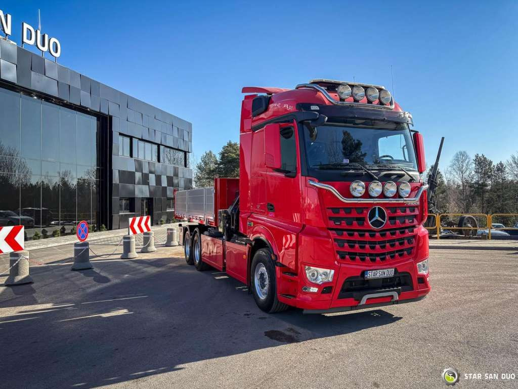 Uus Kraanaga veoauto Mercedes-Benz  AROCS 3358L 6x4 HIAB 192X-HIPRO E-6 Crane Kippe: pilt 7