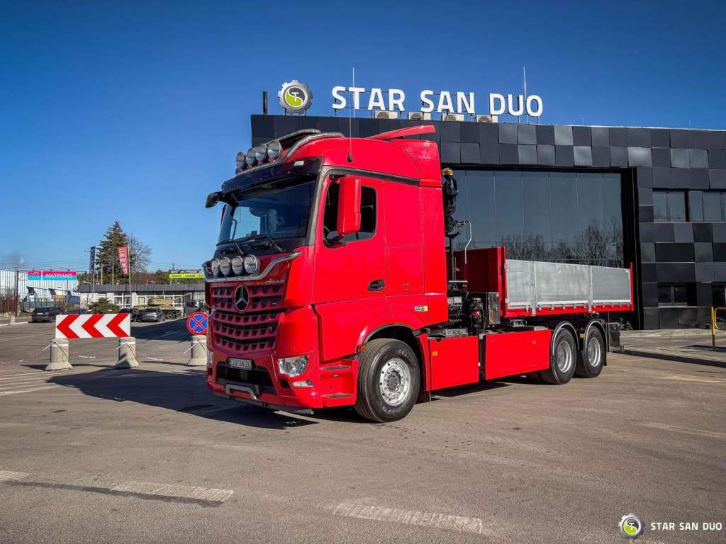 Uus Kraanaga veoauto Mercedes-Benz  AROCS 3358L 6x4 HIAB 192X-HIPRO E-6 Crane Kippe: pilt 9