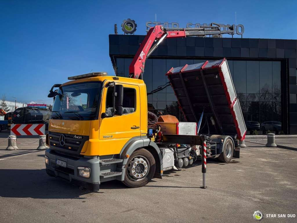 Mercedes-Benz AXOR 1824 4x2 HMF 975 HDS Crane Rotator Kipper Mercedes-Benz AXOR 1824 4x2 HMF 975 HDS Crane Rotator Kipper - Kallurauto: pilt 4 Mercedes-Benz AXOR 1824 4x2 HMF 975 HDS Crane Rotator Kipper Mercedes-Benz AXOR 1824 4x2 HMF 975 HDS Crane Rotator Kipper - Kallurauto: pilt 4