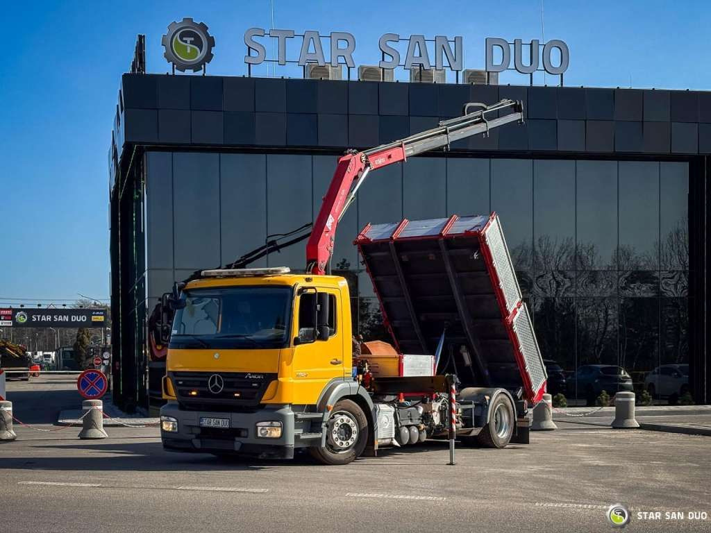 Mercedes-Benz AXOR 1824 4x2 HMF 975 HDS Crane Rotator Kipper Mercedes-Benz AXOR 1824 4x2 HMF 975 HDS Crane Rotator Kipper - Kraanaga veoauto, Kallurauto: pilt 1 Mercedes-Benz AXOR 1824 4x2 HMF 975 HDS Crane Rotator Kipper Mercedes-Benz AXOR 1824 4x2 HMF 975 HDS Crane Rotator Kipper - Kraanaga veoauto, Kallurauto: pilt 1