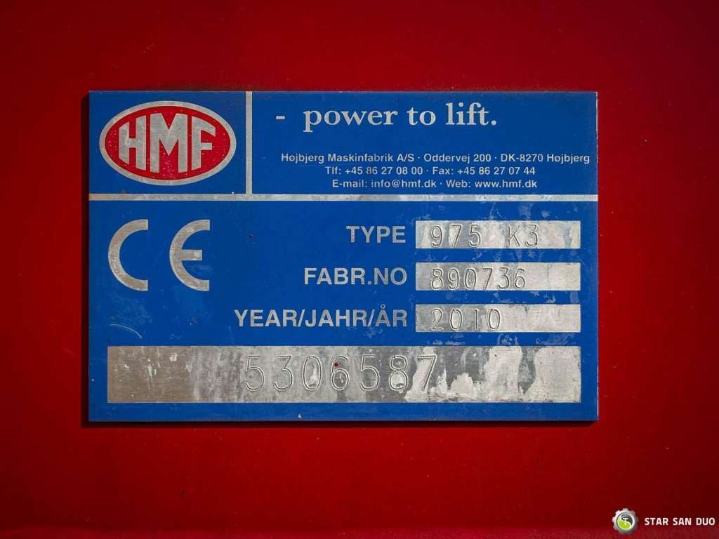 Kraanaga veoauto Mercedes-Benz  AXOR 1824 4x2 HMF 975 HDS Crane  Rotator Kipper: pilt 19