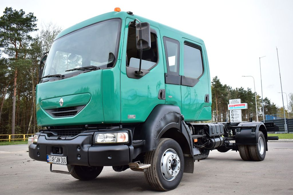 Renault MIDLUM 4x4 DOKA DUBEL KABINE CHASSIS - Kabiinišassiiga veoauto: pilt 1 Renault MIDLUM 4x4 DOKA DUBEL KABINE CHASSIS - Kabiinišassiiga veoauto: pilt 1