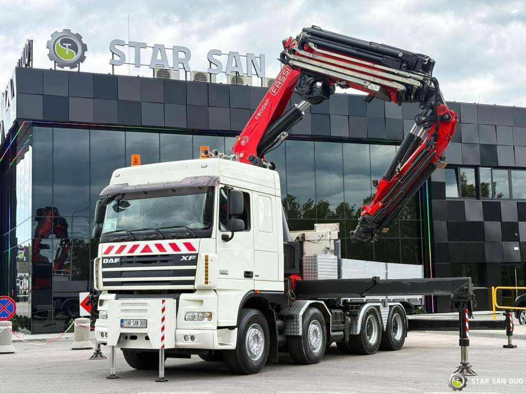 DAF XF 105.510 8x4 FASSI F800 XP Crane Fifth wheel - Sadulveok: pilt 2 DAF XF 105.510 8x4 FASSI F800 XP Crane Fifth wheel - Sadulveok: pilt 2
