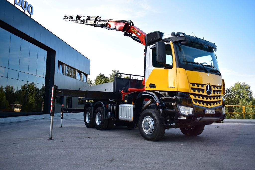 Mercedes-Benz AROCS 6x6 PALFINGER PK 33002 EURO 6 Crane Kran - Sadulveok: pilt 1 Mercedes-Benz AROCS 6x6 PALFINGER PK 33002 EURO 6 Crane Kran - Sadulveok: pilt 1