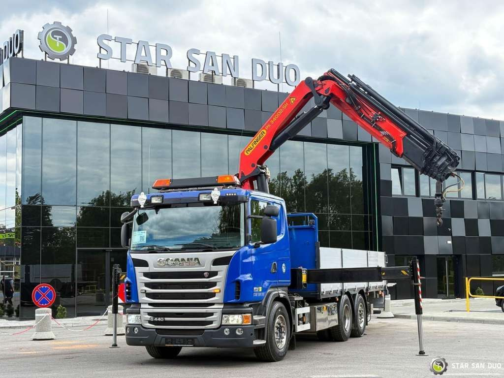 Scania G440 6x2 PALFINGER PK 34002SH Crane Kran - Kraanaga veoauto: pilt 2 Scania G440 6x2 PALFINGER PK 34002SH Crane Kran - Kraanaga veoauto: pilt 2