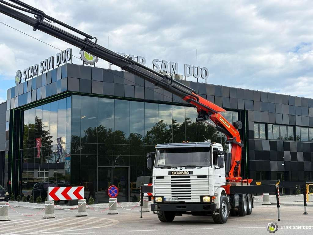 Scania R143 HL 6x2 PALFINGER PK44002 Crane Kran - Kraanaga veoauto: pilt 3 Scania R143 HL 6x2 PALFINGER PK44002 Crane Kran - Kraanaga veoauto: pilt 3