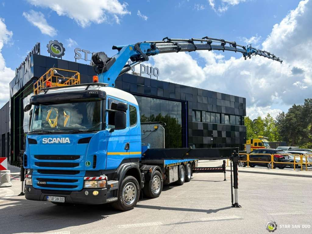 Scania R440 8x4 Palfinger PK50002 FLY JIB Crane Winch - Kraanaga veoauto: pilt 3 Scania R440 8x4 Palfinger PK50002 FLY JIB Crane Winch - Kraanaga veoauto: pilt 3