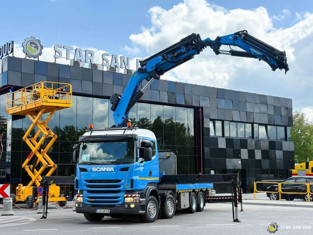 Scania R440 8x4 Palfinger PK50002 FLY JIB Crane Winch - Kraanaga veoauto: pilt 4 Scania R440 8x4 Palfinger PK50002 FLY JIB Crane Winch - Kraanaga veoauto: pilt 4