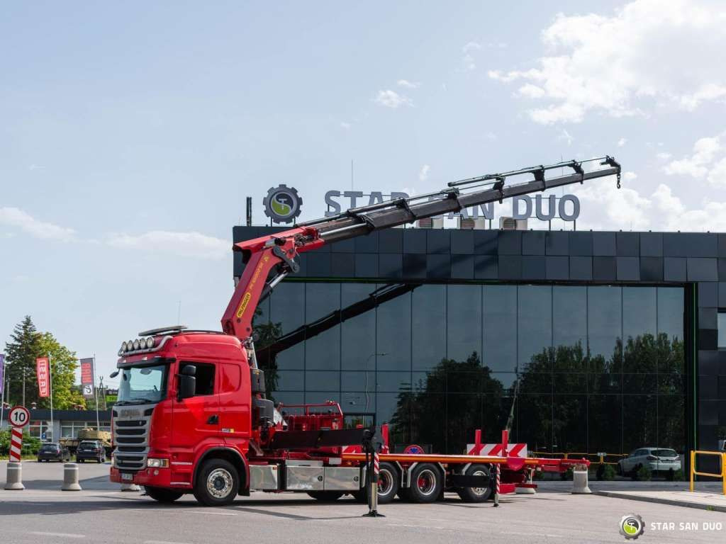 Scania R450 8x4 Palfinger PK 65002 SH HDS Crane - Kraanaga veoauto: pilt 1 Scania R450 8x4 Palfinger PK 65002 SH HDS Crane - Kraanaga veoauto: pilt 1