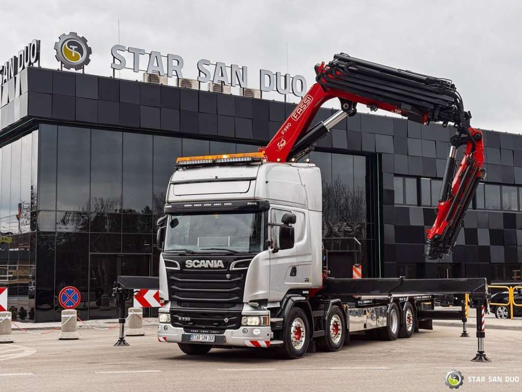 Scania R730 8x2 Fassi F990 Fly Jib 30m Crane Euro 6 - Kraanaga veoauto: pilt 2 Scania R730 8x2 Fassi F990 Fly Jib 30m Crane Euro 6 - Kraanaga veoauto: pilt 2