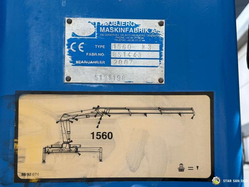 Volvo  FE 240 4x2 HMF 1560 K3 HDS Rotator Crane Kran liising Volvo  FE 240 4x2 HMF 1560 K3 HDS Rotator Crane Kran: pilt 26