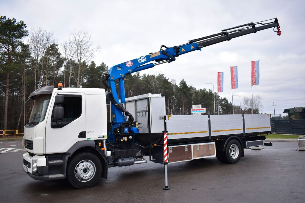 Volvo FE 280 4x2 HMF 1560 K3 kran Rotator CRAN - Kraanaga veoauto, Madelveok/ Platvormveok: pilt 2 Volvo FE 280 4x2 HMF 1560 K3 kran Rotator CRAN - Kraanaga veoauto, Madelveok/ Platvormveok: pilt 2