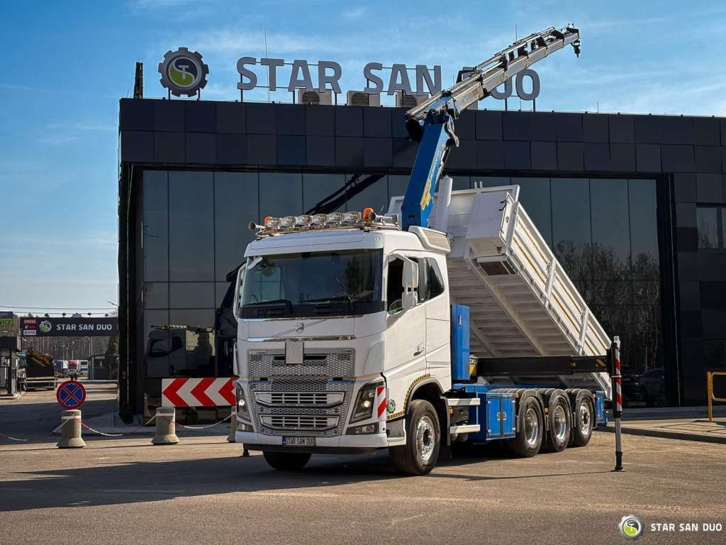 Volvo FH 16.550 8x4 Palfinger PK 34002-SH Crane Kippe - Kraanaga veoauto: pilt 1 Volvo FH 16.550 8x4 Palfinger PK 34002-SH Crane Kippe - Kraanaga veoauto: pilt 1