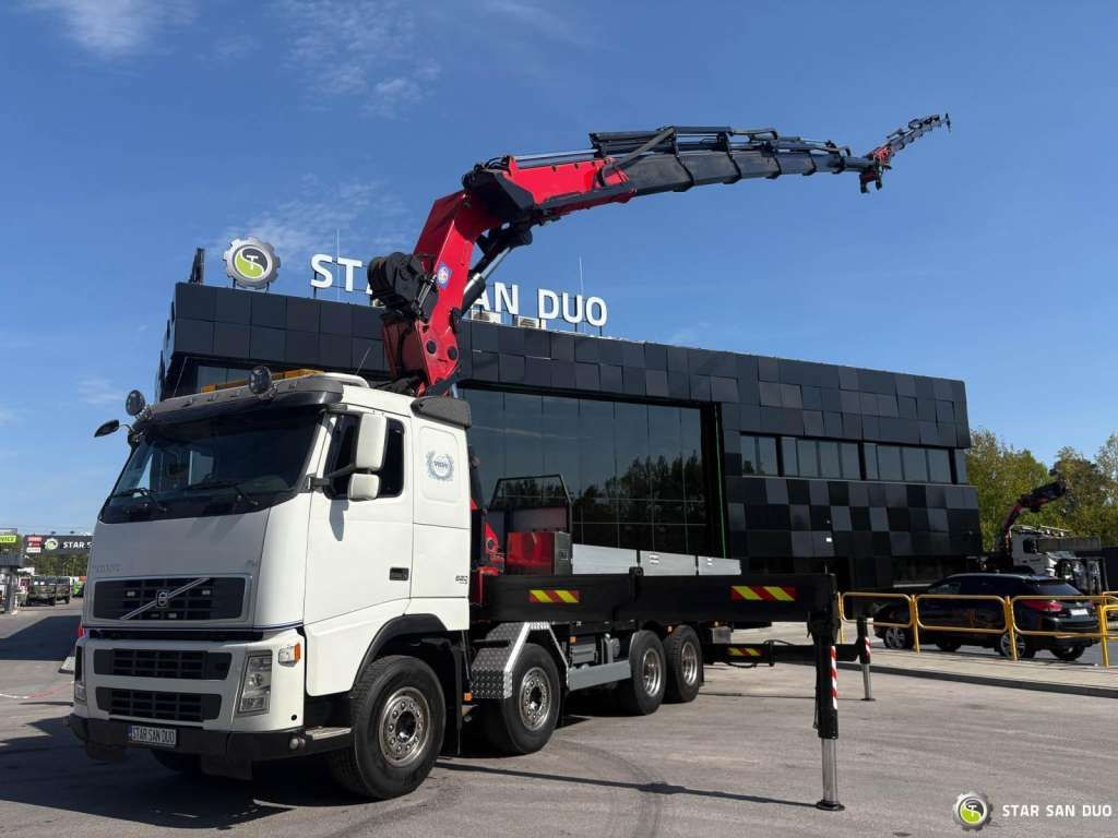 Volvo FH 520 8x4 HMF THOR K6 Fly Jib Euro 4 Winch - Kraanaga veoauto: pilt 3 Volvo FH 520 8x4 HMF THOR K6 Fly Jib Euro 4 Winch - Kraanaga veoauto: pilt 3