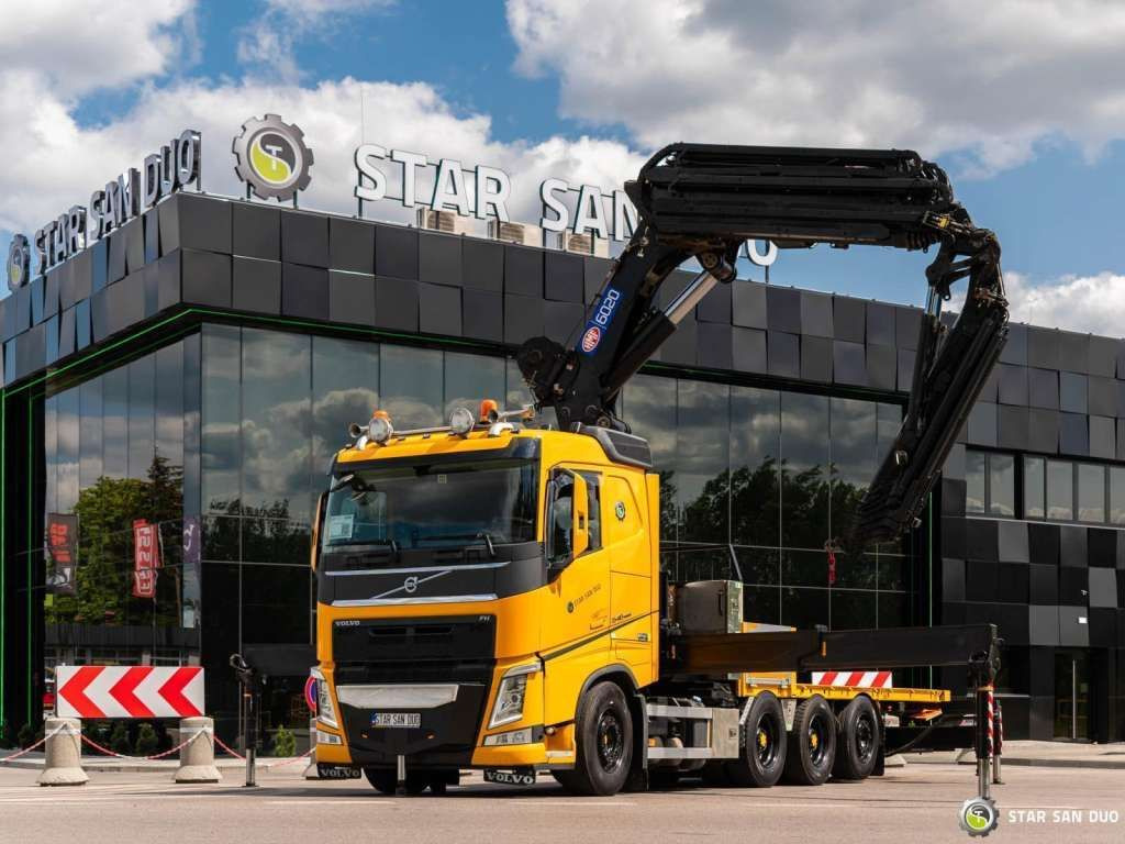 Volvo FH 540 8x4 HMF 6020 Fly Jib Winch - Kraanaga veoauto: pilt 5 Volvo FH 540 8x4 HMF 6020 Fly Jib Winch - Kraanaga veoauto: pilt 5