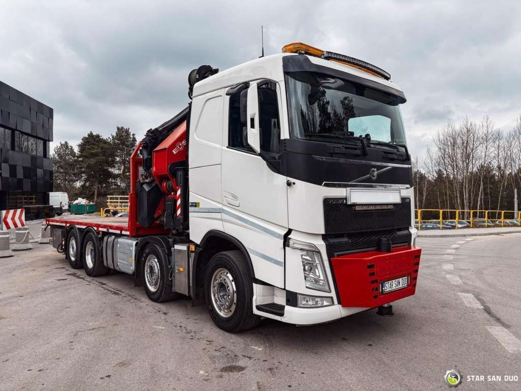 Volvo FH 550 8x2 HMF 8520 FLY JIB Winch Crane Euro 6 - Kraanaga veoauto: pilt 5 Volvo FH 550 8x2 HMF 8520 FLY JIB Winch Crane Euro 6 - Kraanaga veoauto: pilt 5